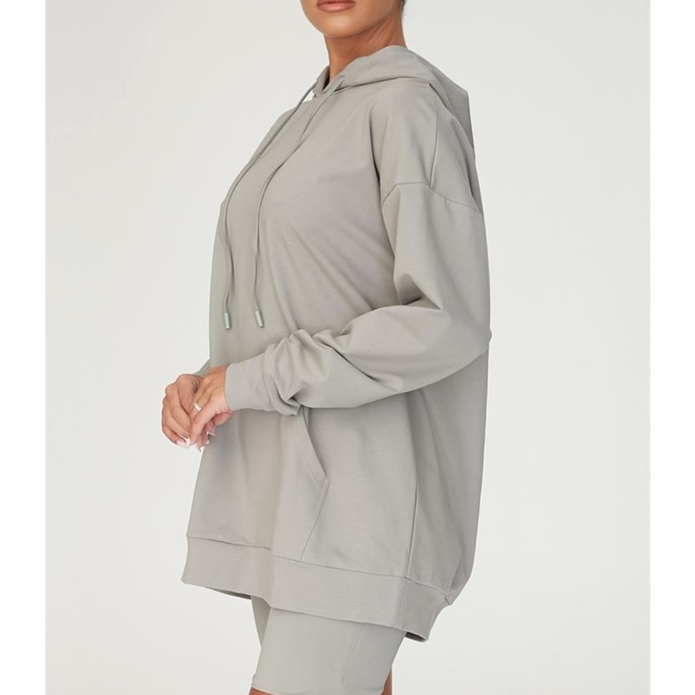 Meshki arletta loop back oversized sweater in sage